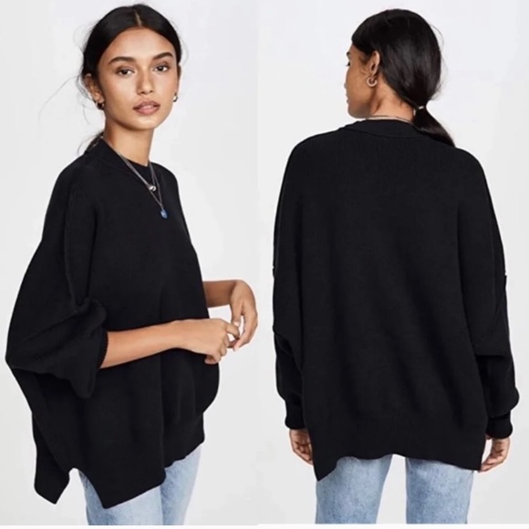 Street Tunic Sweater Black 